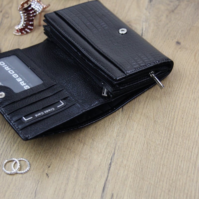 Praktická dámská peněženka Sia, černá