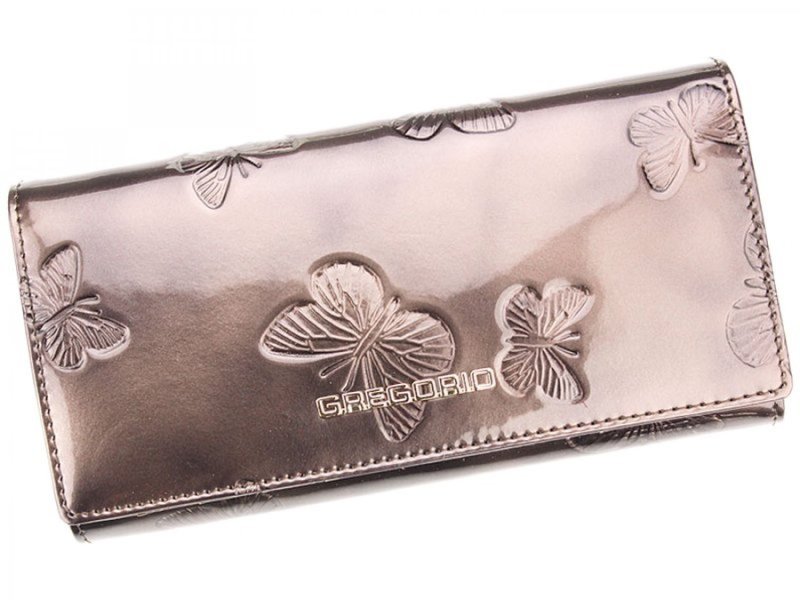 Luxusní dámská peněženka Butterfly, šedá