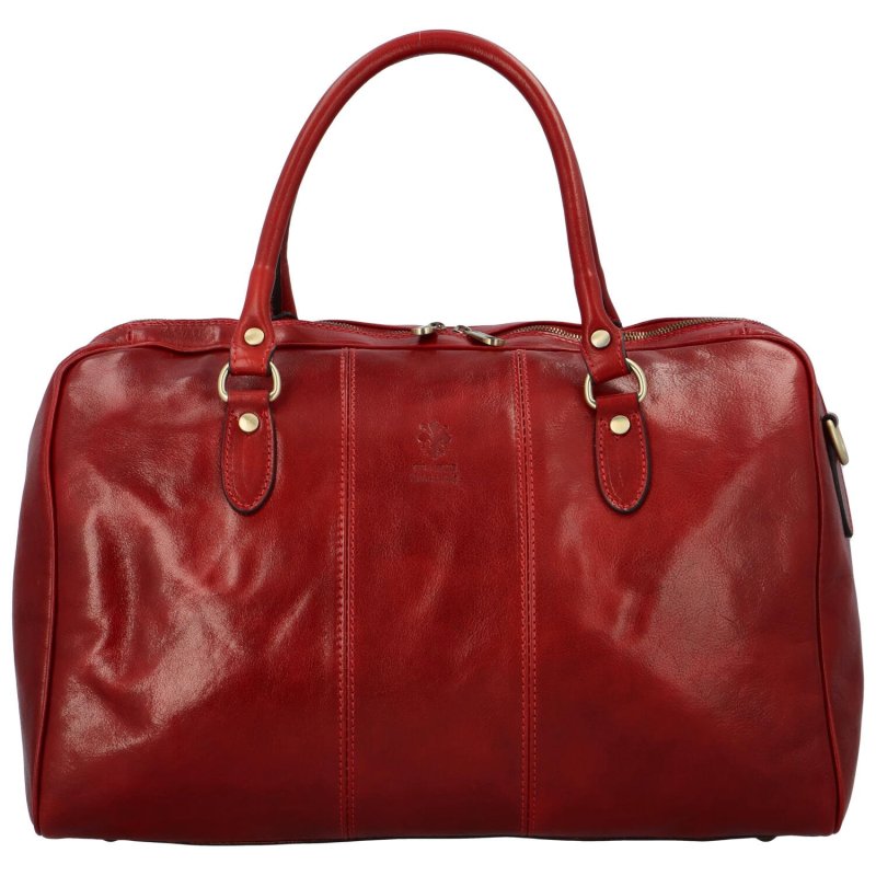 Luxusní cestovní taška Indila, červená