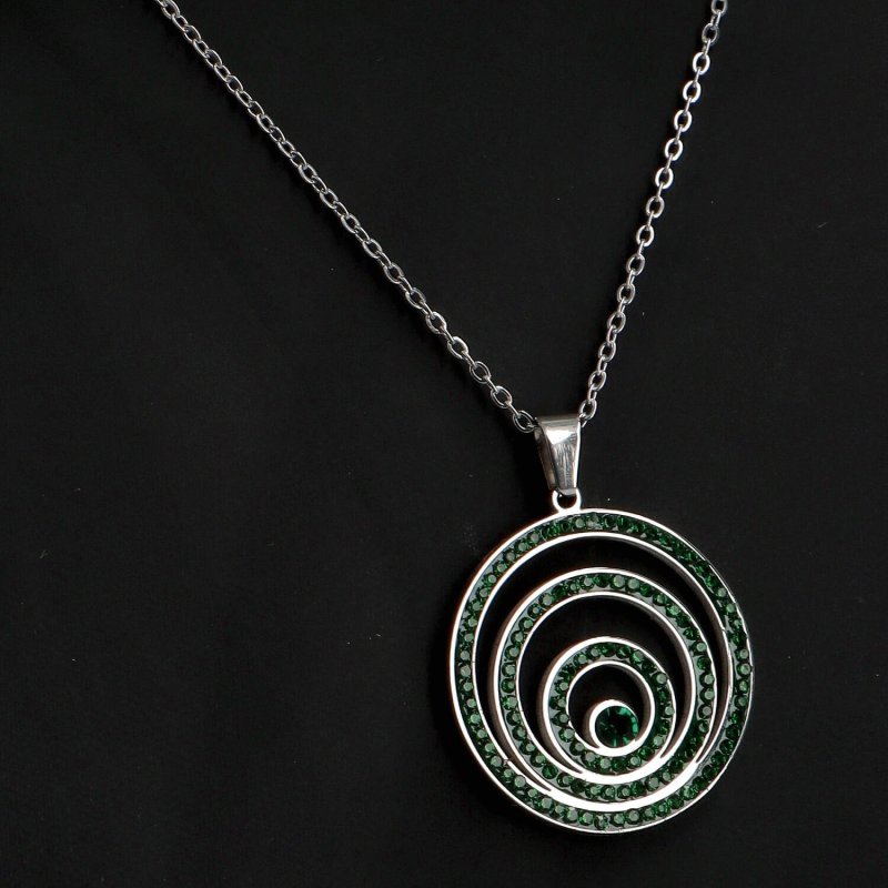 Něžný dámský náhrdelník s chirurgické oceli Spiral