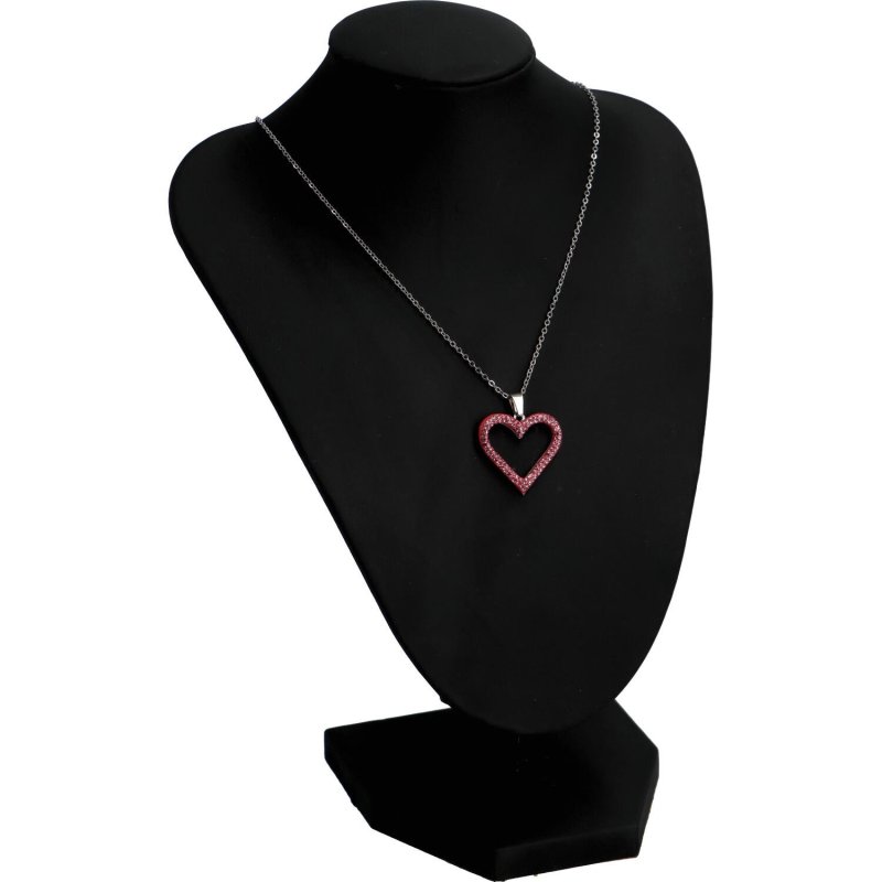 Něžný dámský náhrdelník s chirurgické oceli Love red