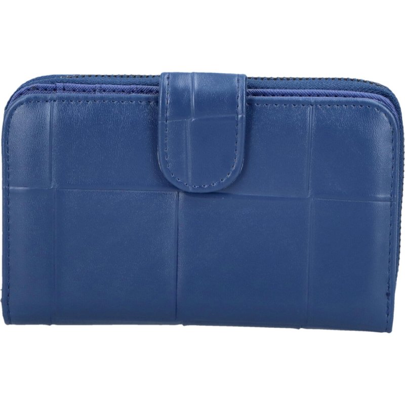 Praktická dámská koženková peněženka Francesca, modrá