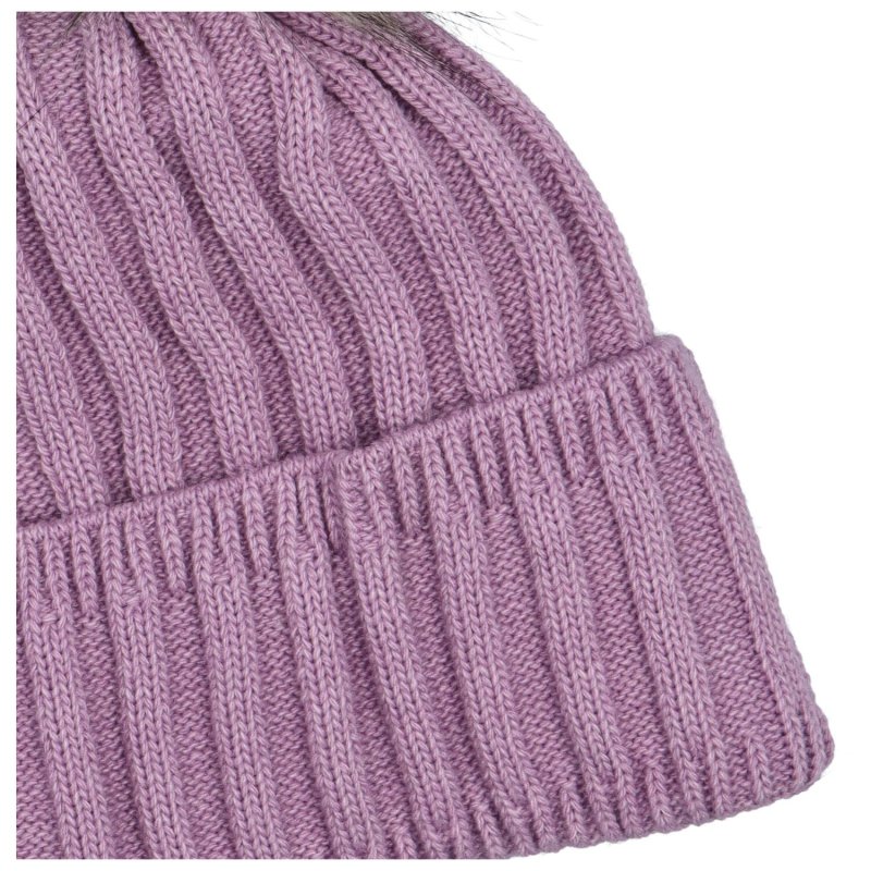 Trendová dámská zimní čepice Ezora, fialová