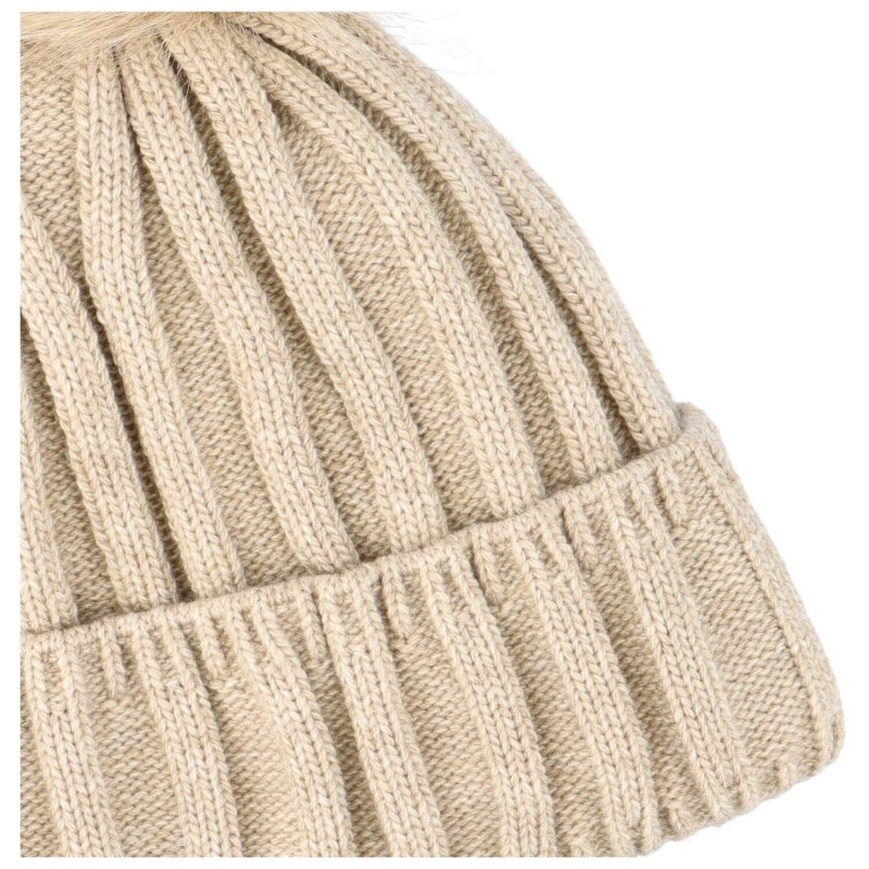 Trendová dámská zimní čepice Ezora, béžová