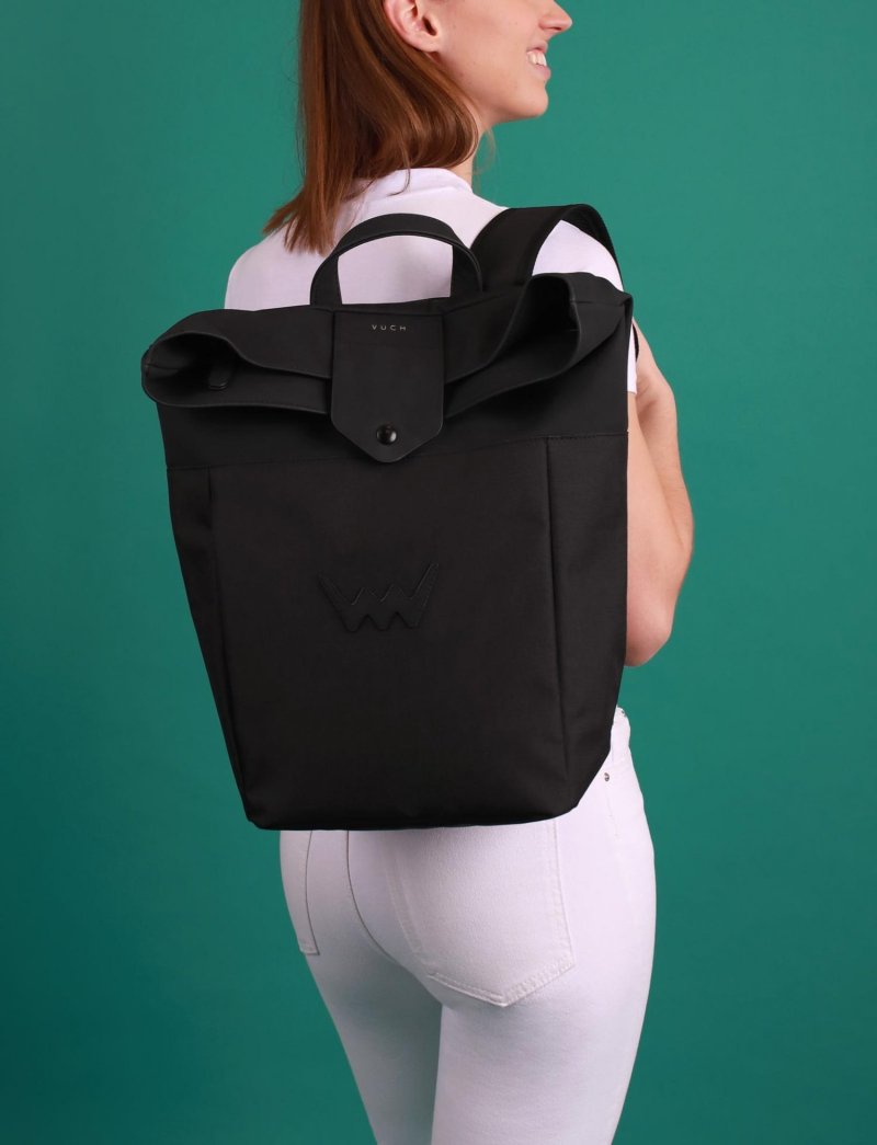 Stylový dámský kombinovaný batoh VUCH Dammit, černá
