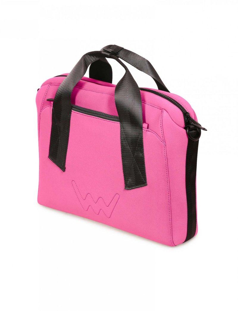 Stylová dámská neoprenová taška na notebook VUCH Rosearie, růžová