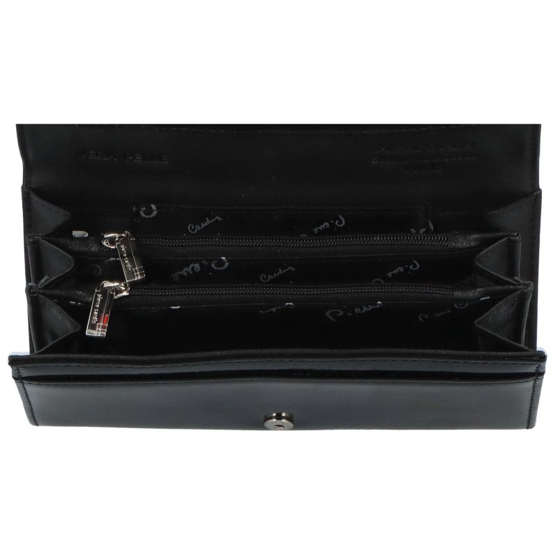 Luxusní dámská kožená peněženka Fiore, černá