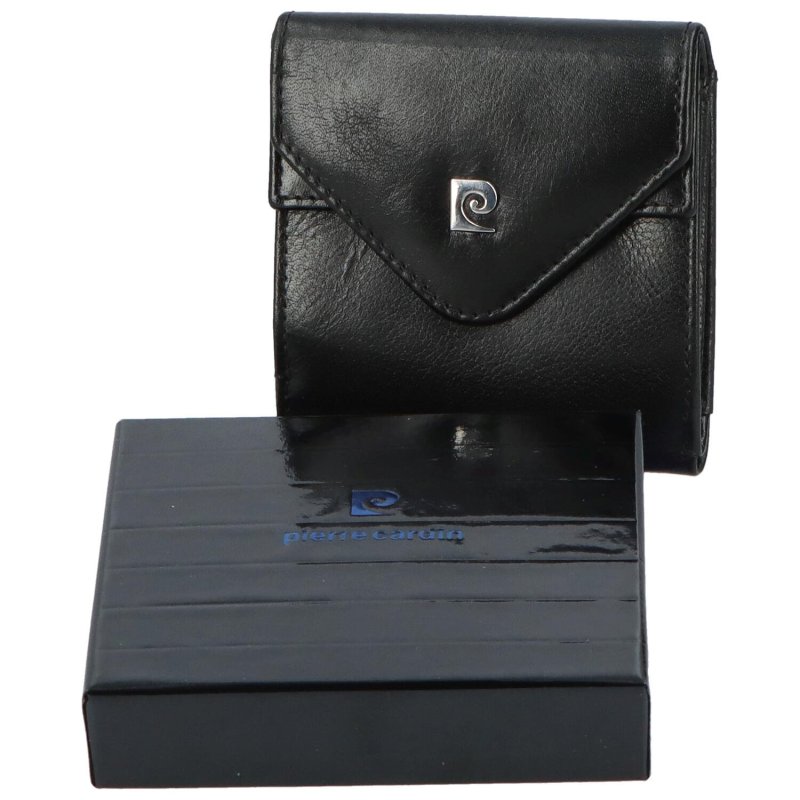 Luxusní pánská kožená peněženka Rukoh, černá