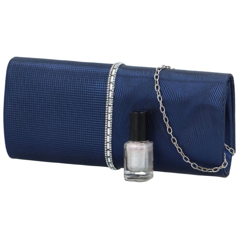 Luxusní dámské kombinované psaníčko Imma, modrá