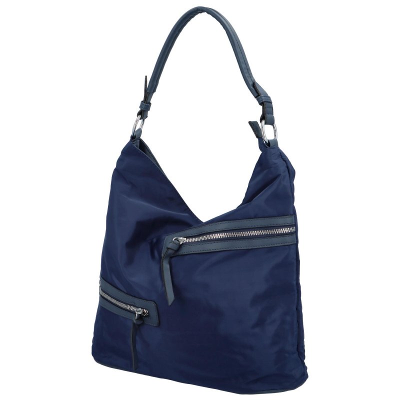 Trendová dámská látková kabelka Sarai, modrá