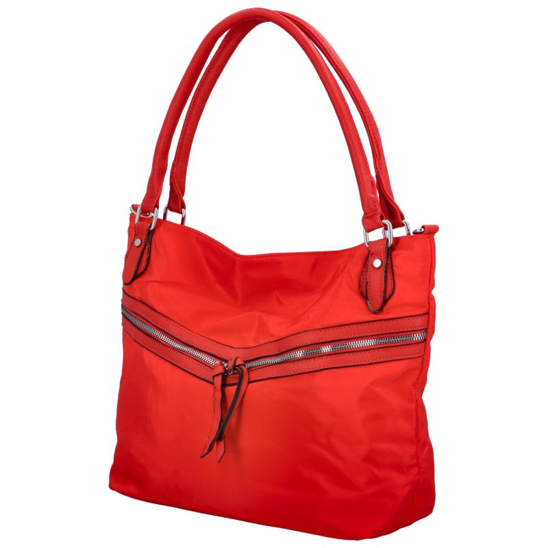 Stylová dámská kombinovaná kabelka Shivali, červená