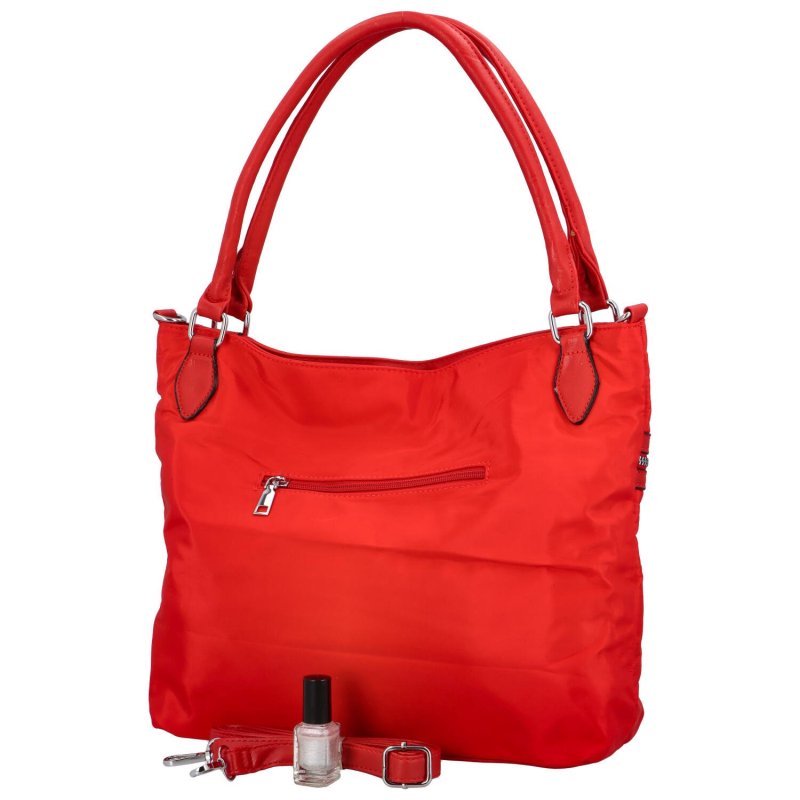 Stylová dámská kombinovaná kabelka Shivali, červená