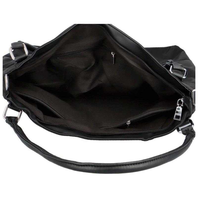 Stylová dámská kombinovaná kabelka Shivali, černá