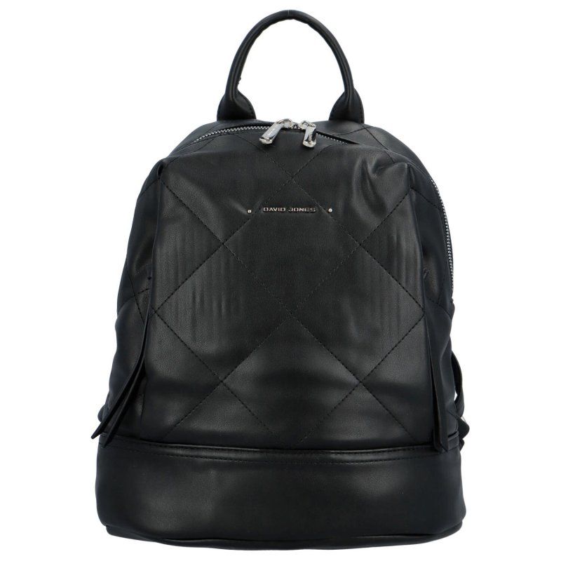 Trendový dámský koženkový batoh Chara, černá