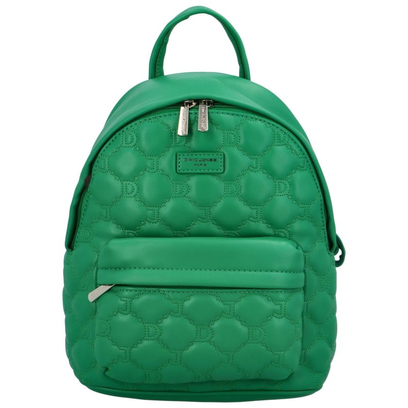 Trendový dámský koženkový batoh Danai, zelená