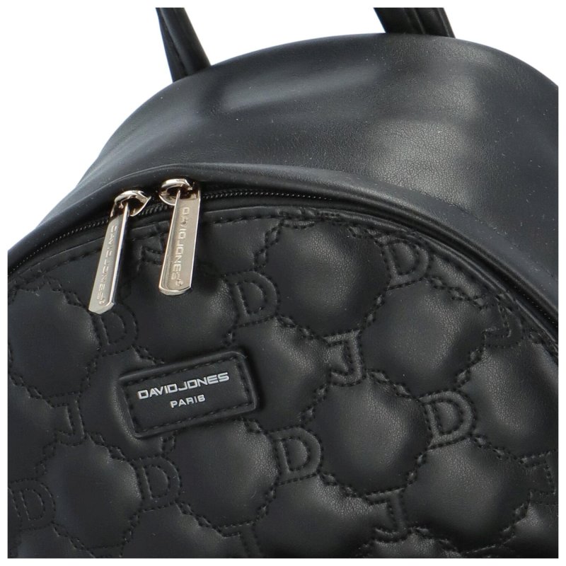 Trendový dámský koženkový batoh Danai, černá