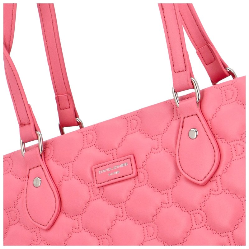 Dámská koženková kabelka Melissa, růžová