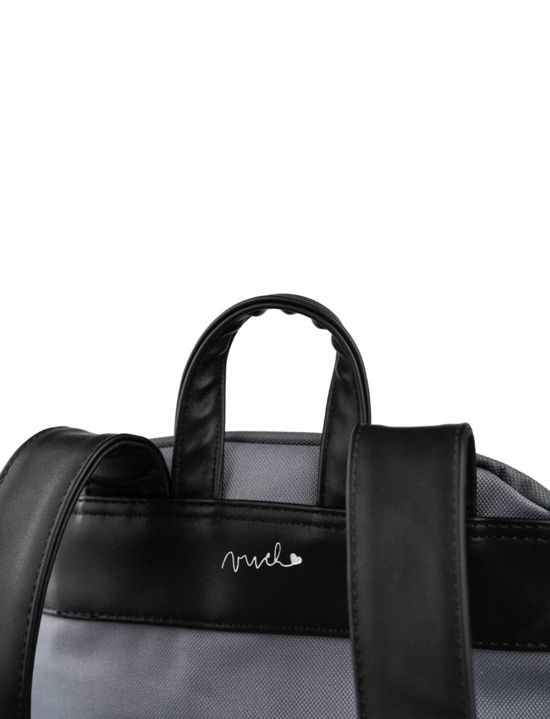 Trendový dámský kombinovaný batoh VUCH Maxel, šedá