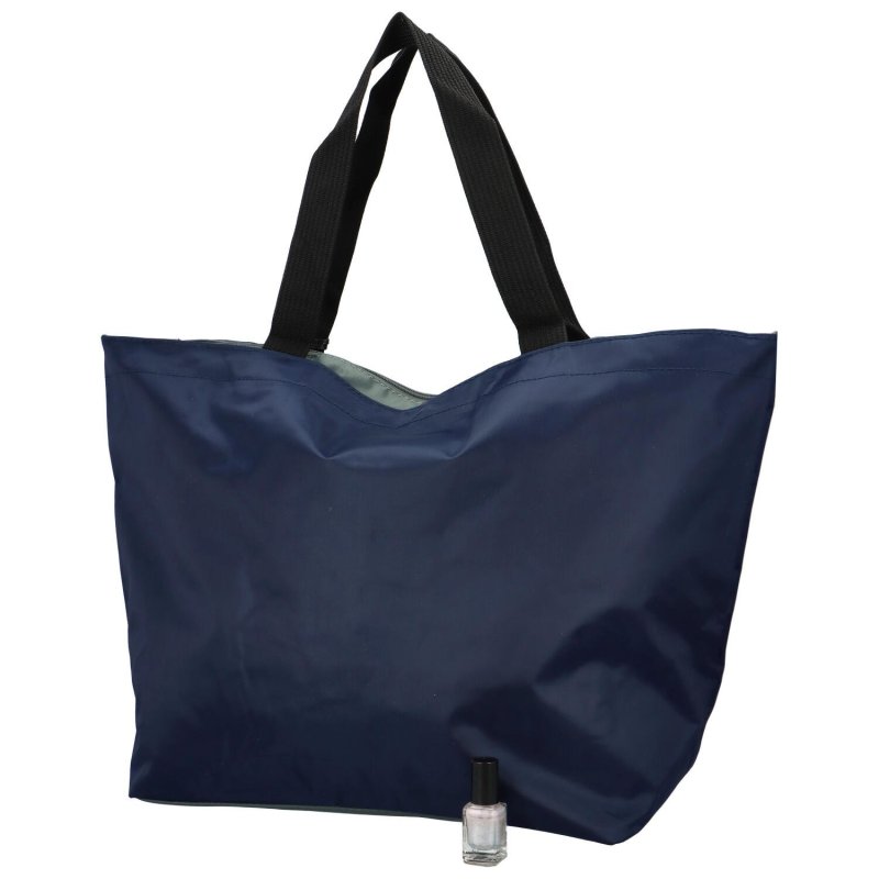 Praktická shopper taška z pevnější textilie Betty, tmavě modrá