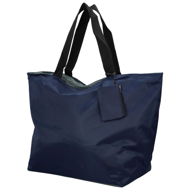 Praktická shopper taška z pevnější textilie Betty, tmavě modrá