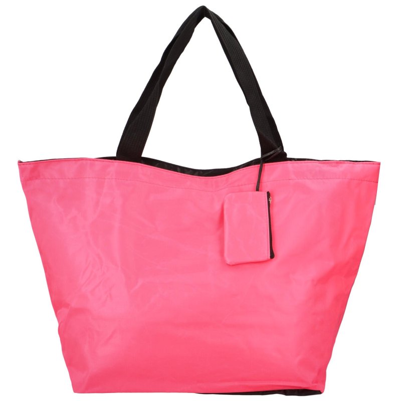 Praktická shopper taška z pevnější textilie Betty, růžová