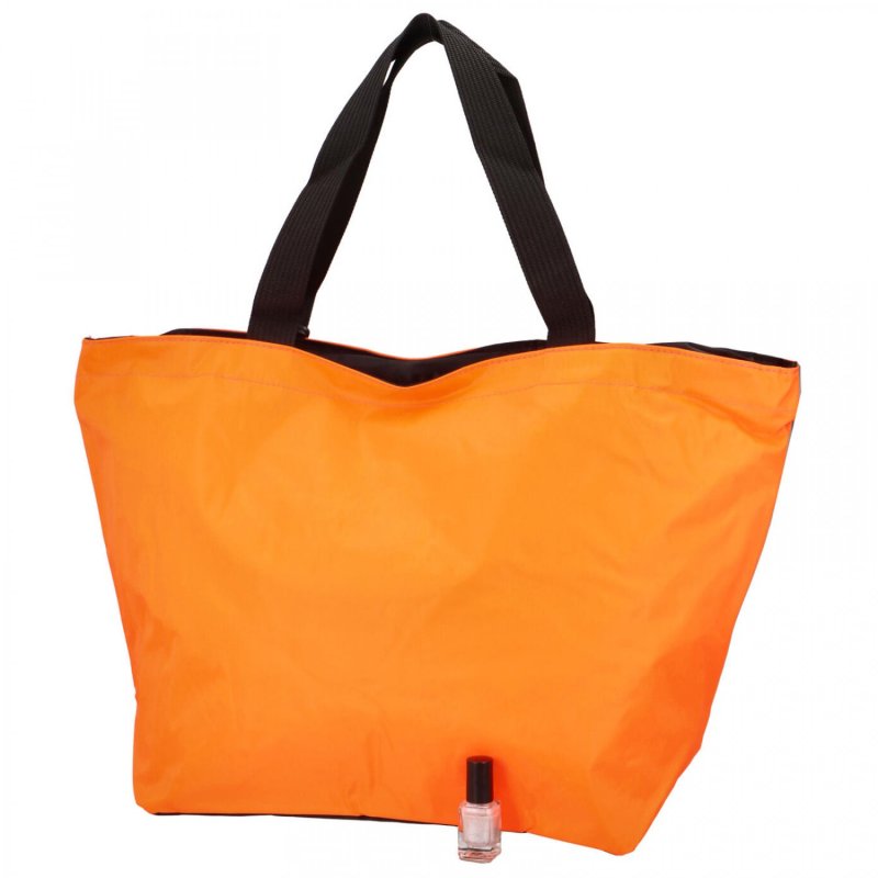 Praktická shopper taška z pevnější textilie Betty, oranžová
