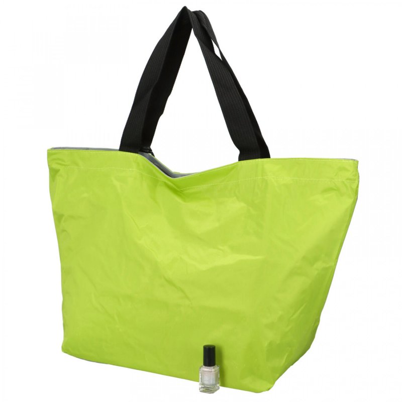 Praktická shopper taška z pevnější textilie Betty, světlá zelená
