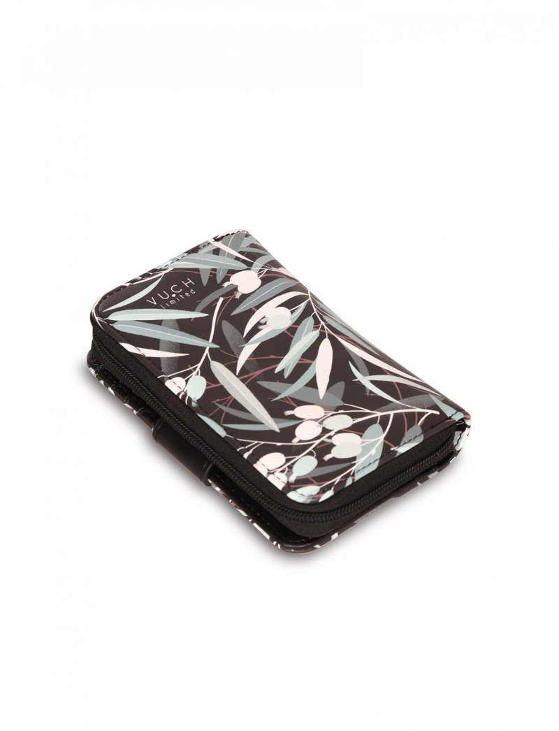 Dámská koženková peněženka VUCH Autumn Olive wallet, černá
