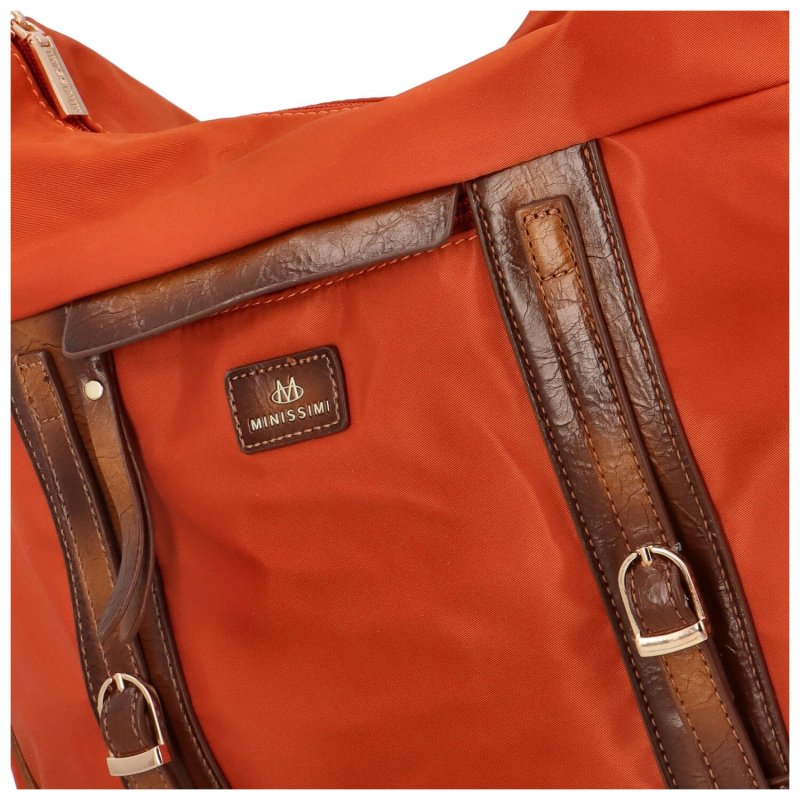 Praktická dámská kombinovaná kabelka přes rameno Ali, oranžová