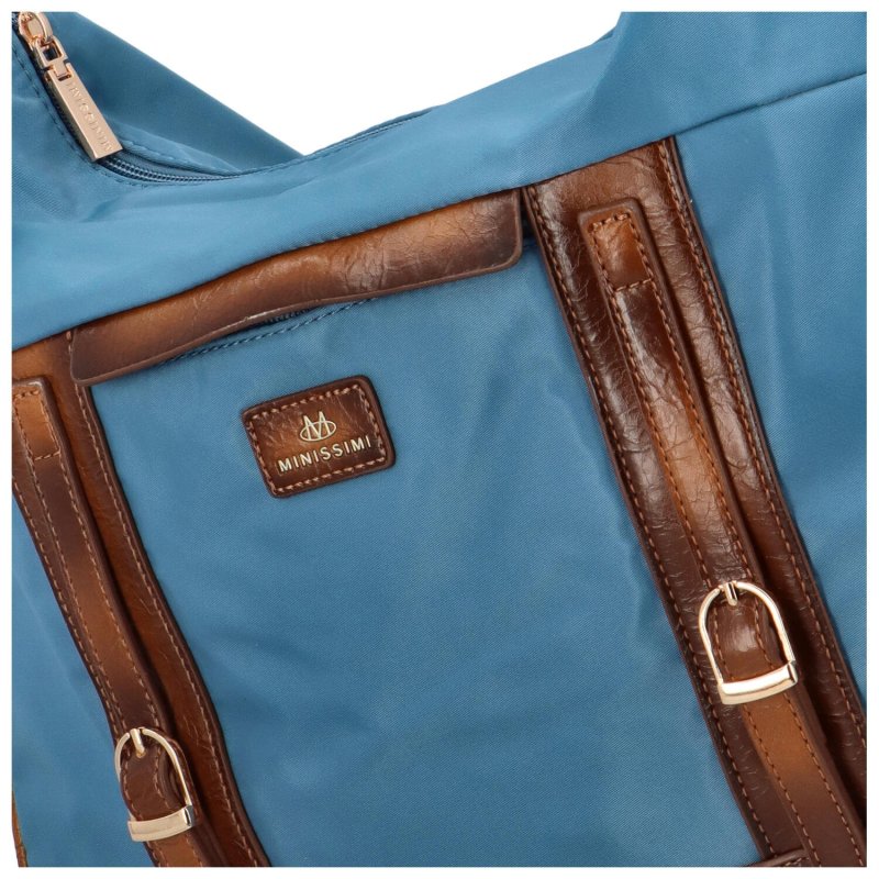 Praktická dámská kombinovaná kabelka přes rameno Ali, modrá