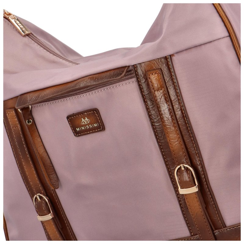 Praktická dámská kombinovaná kabelka přes rameno Ali, fialová