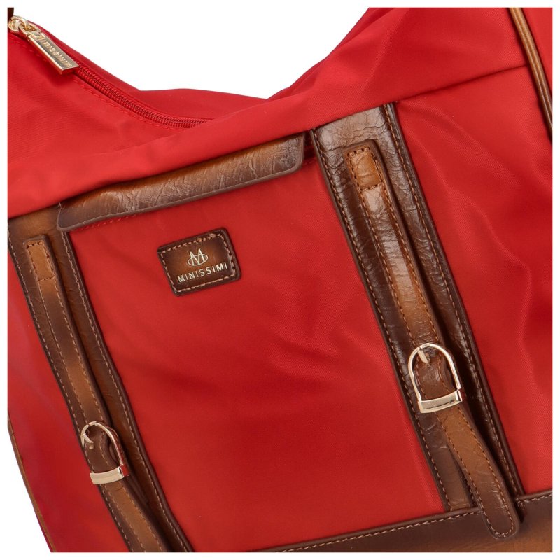 Praktická dámská kombinovaná kabelka přes rameno Ali, červená