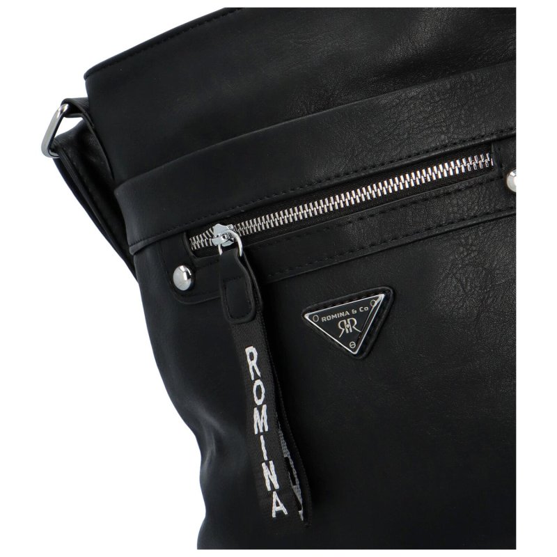 Trendová dámská crossbody kabelka Roxana, černá