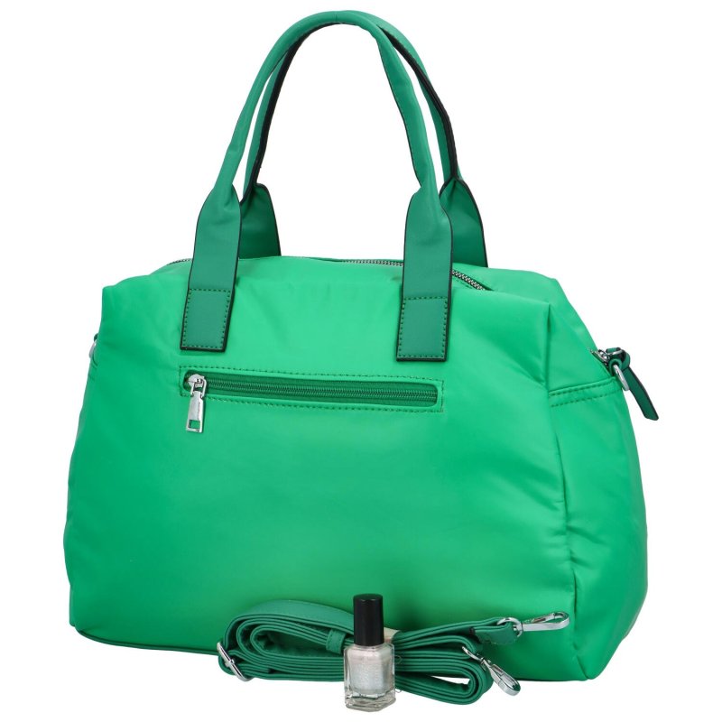 Víkendová dámská koženková taška Norma, zelená