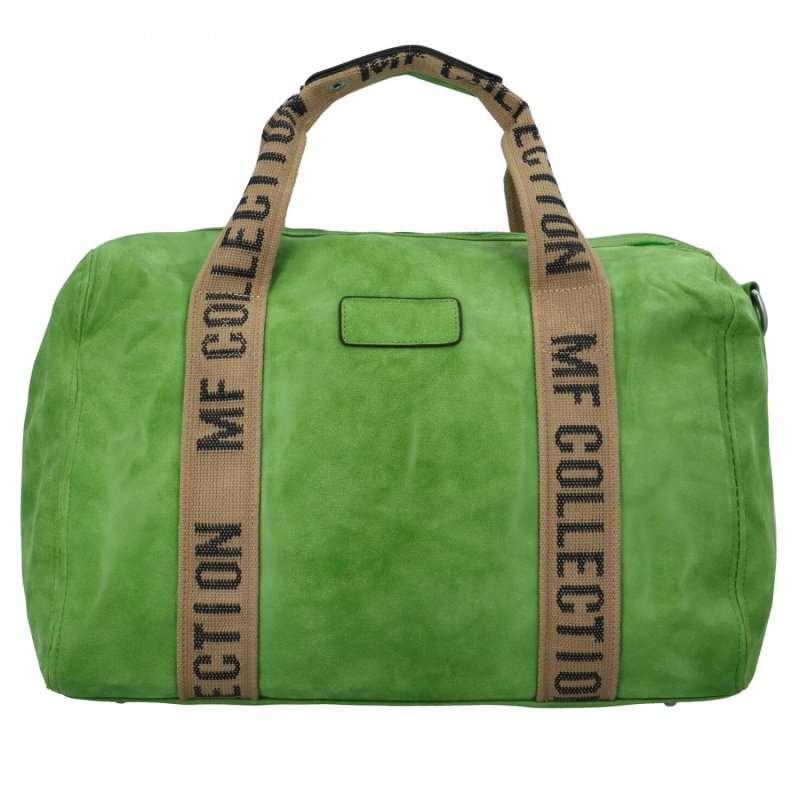 Cestovní dámská koženková kabelka Gita, zelená