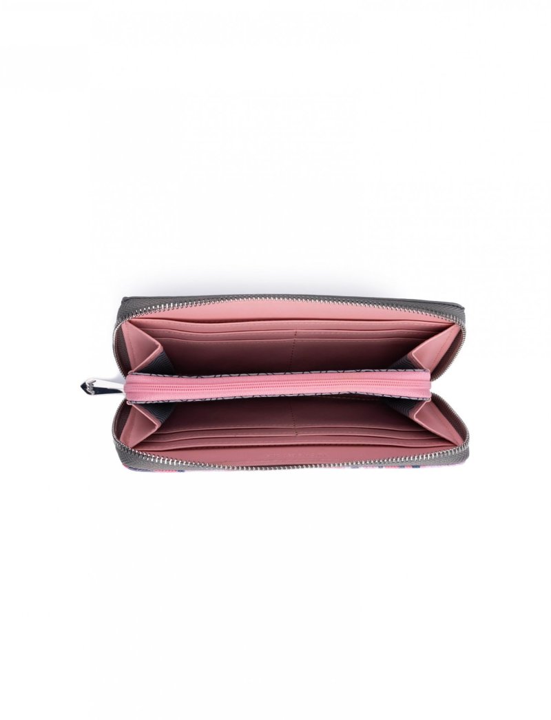 Trendová dámská koženková peněženka VUCH Hexle, šedá
