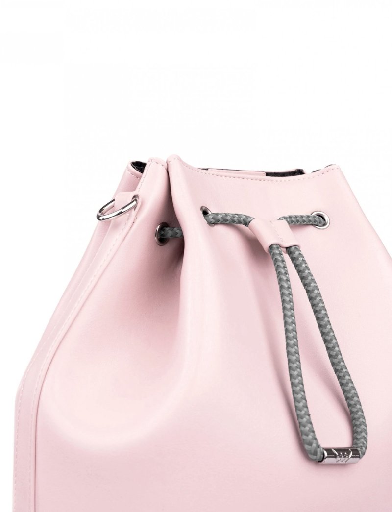 Pytlová kabelka z koženky VUCH Ramsie, růžová