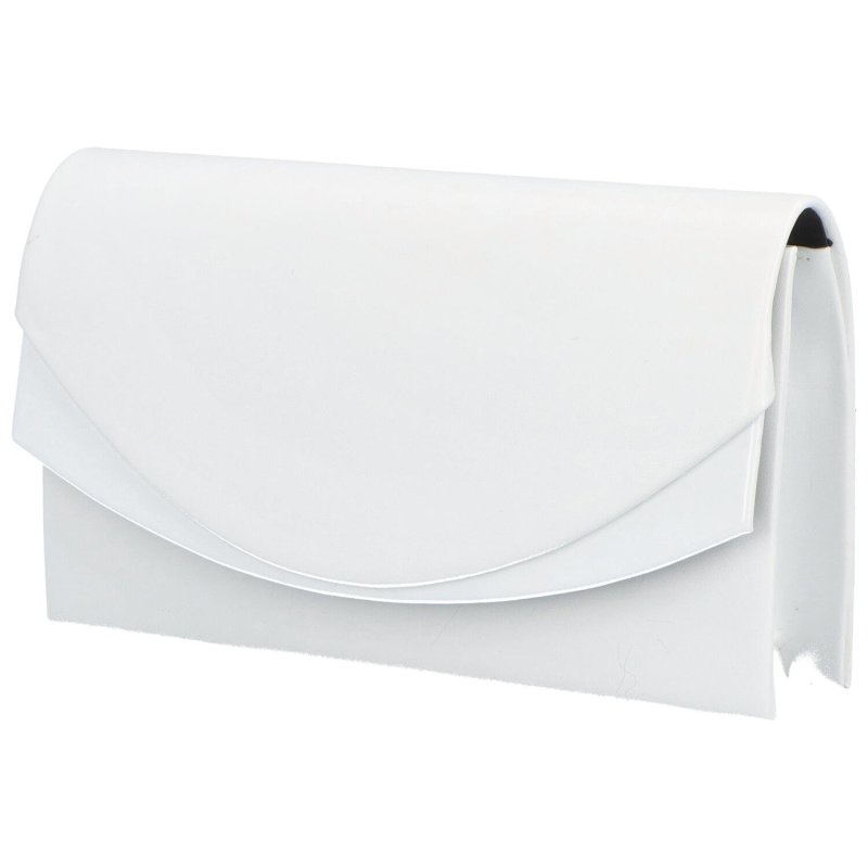 Elegantní koženkové psaníčko v jemném designu Kaliope, bílá