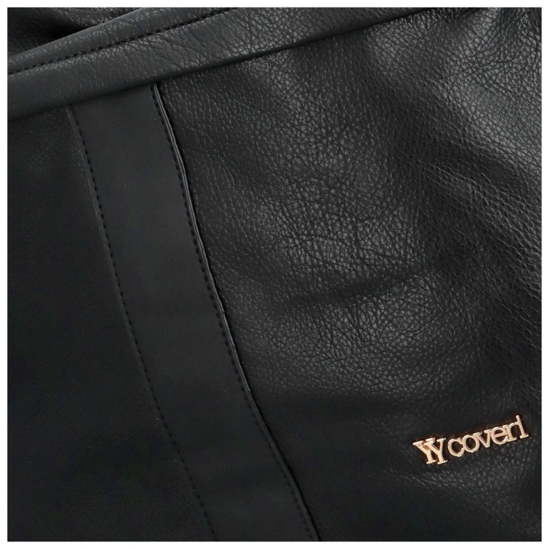 Praktická dámská koženková kabelka/batoh Lucía, černá