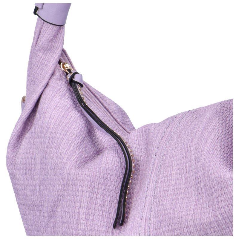 Elegantní dámská koženková kabelka přes rameno Guro, fialová