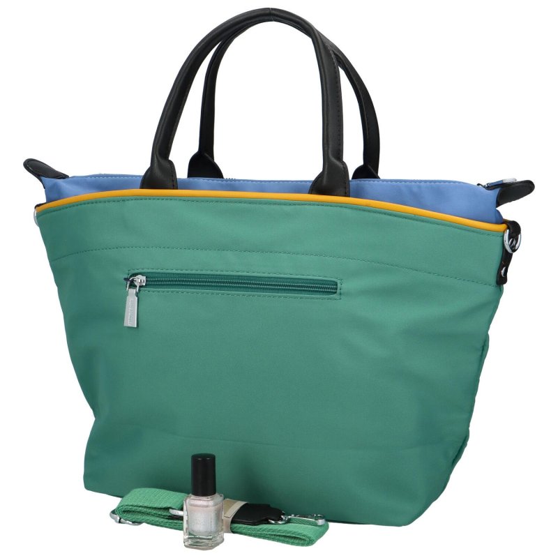 Lehká dámská pohodová taška do ruky Olympe, zelená