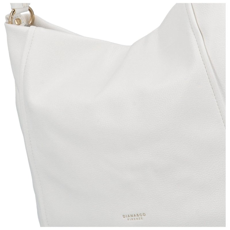 Moderní dámská koženková kabelka Adita, bílá