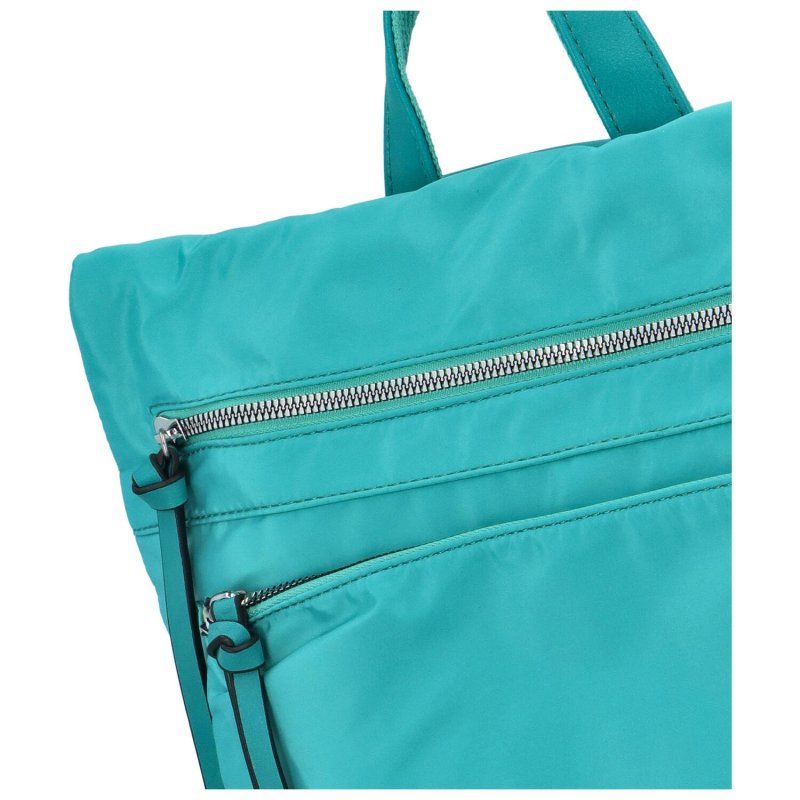 Módní látková kabelka/batoh Urgelo, světle modrá