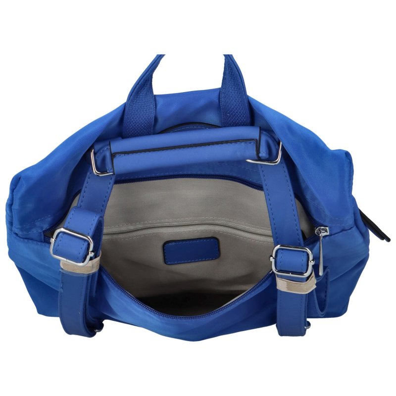 Módní látková kabelka/batoh Urgelo, královská modrá