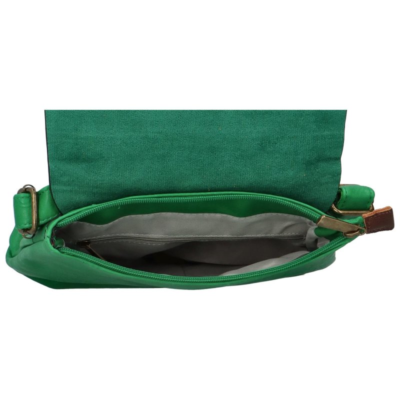 Městský koženkový batoh Enjoy, zelená