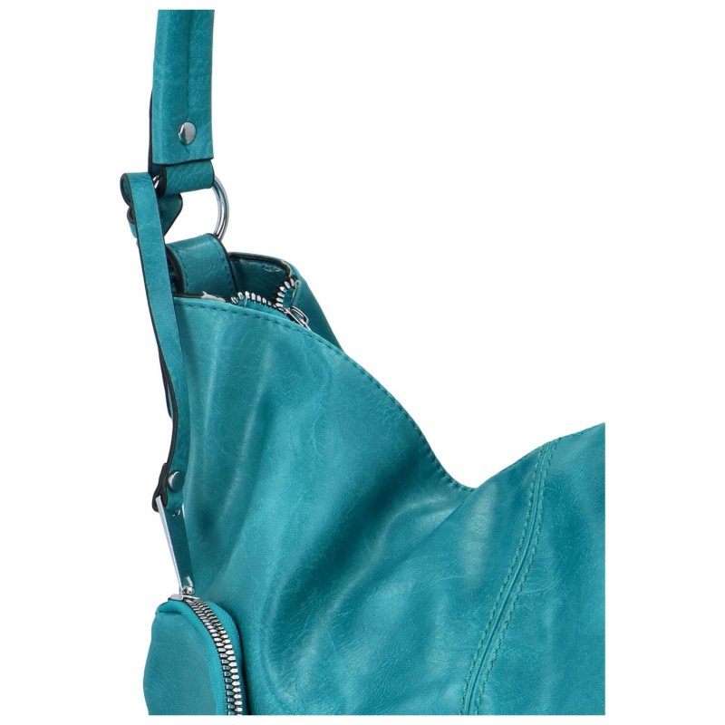 Dámská koženková taška v oblíbeném lodičkovém provedení Eliana, výrazná modrá