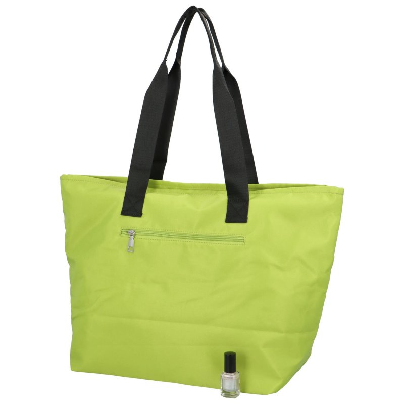 Velká dámská taška přes rameno Vivien, výrazná zelená