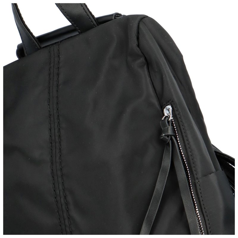 Stylová dámská kabelka/batoh Elvíra, černá