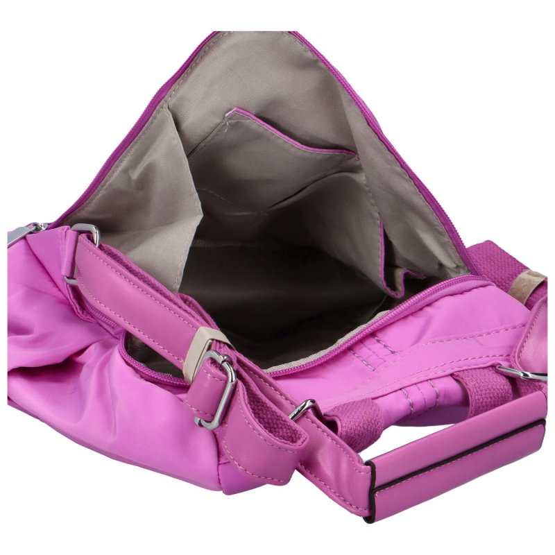 Stylová dámská kabelka/batoh Elvíra, fialová