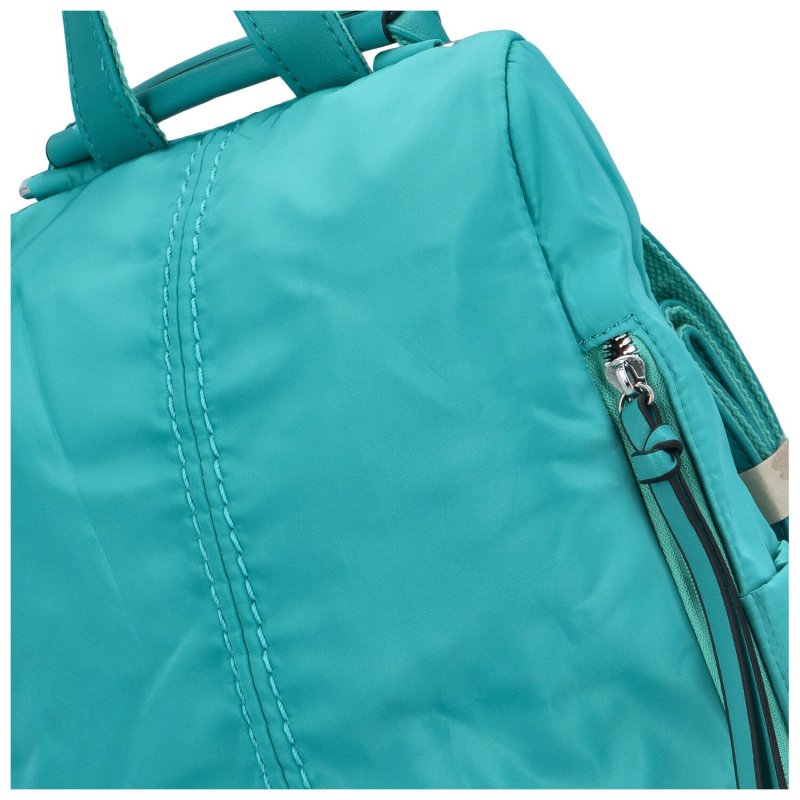 Stylová dámská kabelka/batoh Elvíra, světle modrá